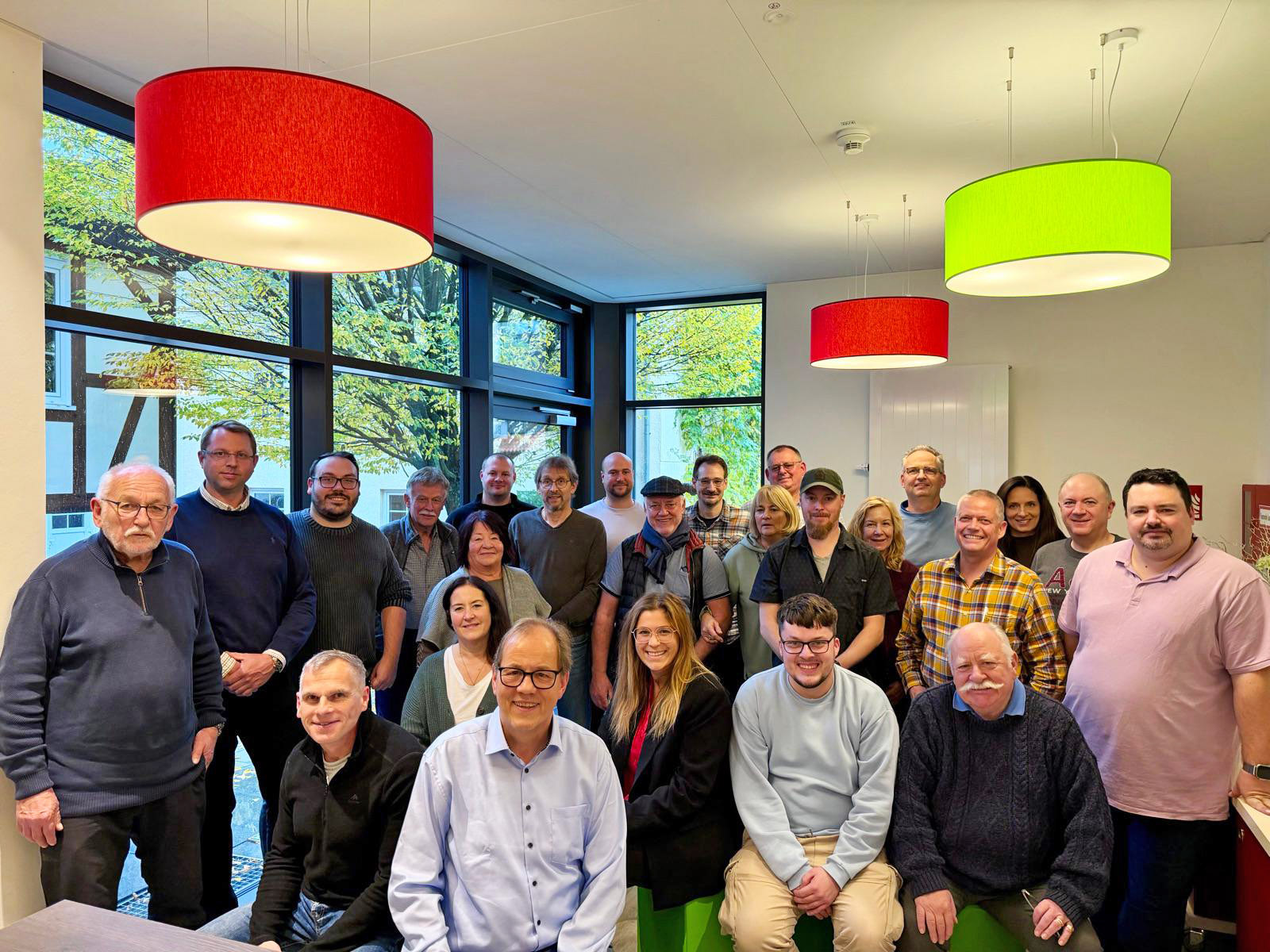 Fraktions- und Vorstandsmitglieder, neue Gesichter und interessierte Brger haben zwei Tage lang ber die Zukunft der Gemeinde diskutiert. Vorne: Brgermeister Stephan Brockmann. Foto: CDU Eppertshausen